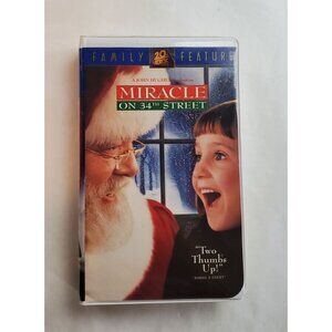 Vintage Miracle on 34th Street 1994 VHS Tape Clamshell Case 20th Century Fox